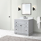 39" Single Sink Vanity with Engineered Quartz Top